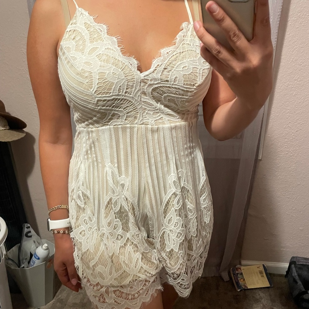 Beautiful white romper